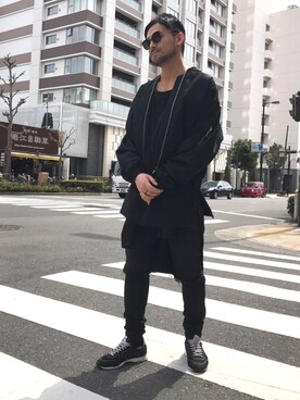 「LHPOSAKA」｜「アイテム（ジャケット/アウター）」を使った、LHP大阪店 嶋村さん（メンズ・175cm）の春コーディネート