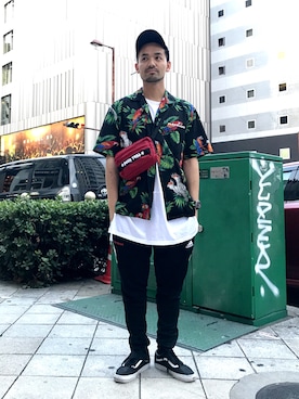 LHP大阪店 嶋村さん(メンズ・175cm)の夏コーディネート