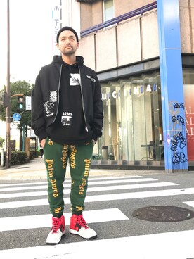 「LHPOSAKA」｜「アイテム（ジャケット/アウター）」を使った、LHP大阪店 嶋村さん（メンズ・176cm）の秋コーディネート