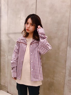 「FUTUR（フューチャー）のアイテム」を使った、asukaさん（レディース・150cm）の春コーディネート