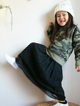 a_coordinateさん（キッズ・100cm）の秋コーディネート