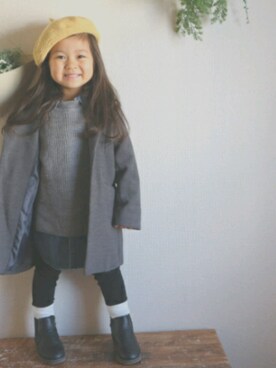a_coordinateさん（キッズ・100cm）の冬コーディネート