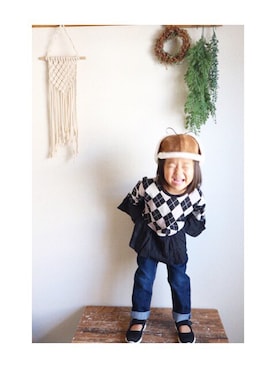 a_coordinateさん（キッズ・110cm）の秋コーディネート