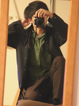 「Dr. Martens（ドクターマーチン）のDr.Martens (ドクターマーチン)/1461 3EYE GIBSON SHOES（その他シューズ）」を使った、いがさん（メンズ・175cm）の冬コーディネート