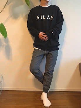 「Lee（リー）のアイテム（その他パンツ）」を使った、zubolazさん（メンズ・168cm）の冬コーディネート