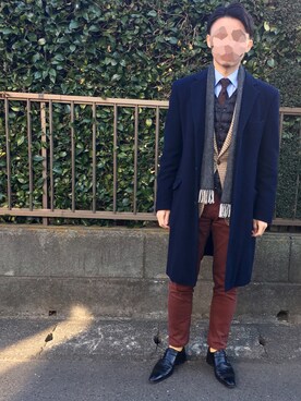 ダウンベストを使った レンガ色 の人気ファッションコーディネート Wear