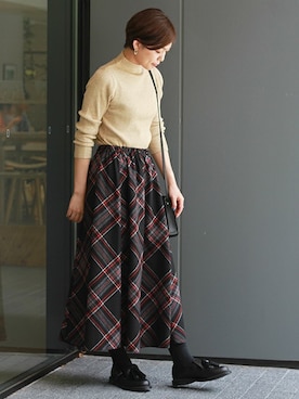 「O'NEIL of DUBLIN（オニールオブダブリン）のアイテム」を使った、sae*さん（レディース・162cm）の秋コーディネート