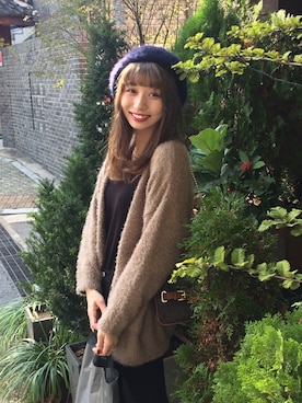 「韓国旅行」｜「アイテム（ジャケット/アウター）」を使った、ｈａｒｕ。さん（レディース・167cm）の春コーディネート