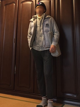 「McGREGOR CLASSIC（マックレガークラシック）のアイテム（ジャケット/アウター）」を使った、Davidsさん（メンズ・179cm）の春コーディネート