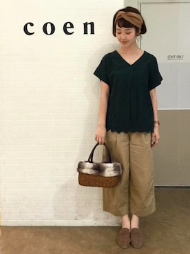 coen  こすぎさん（レディース・161cm）の夏コーディネート