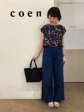 coen  こすぎさん（レディース・161cm）の夏コーディネート