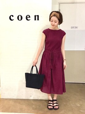 coen こすぎさん(レディース・161cm)の夏コーディネート