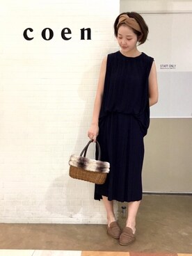 coen  こすぎさん（レディース・161cm）の夏コーディネート