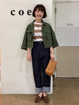 「M65」｜coen  こすぎさん（レディース・161cm）の夏コーディネート