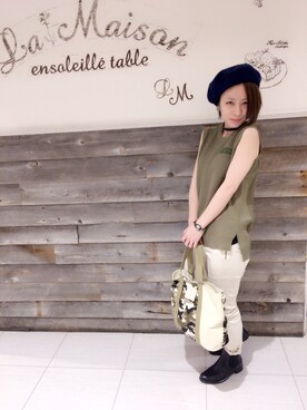 Claraさん（レディース・157cm）の冬コーディネート