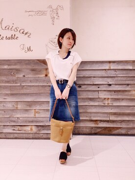 Claraさん（レディース・157cm）の春コーディネート