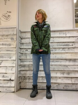 Claraさん（レディース・157cm）の冬コーディネート