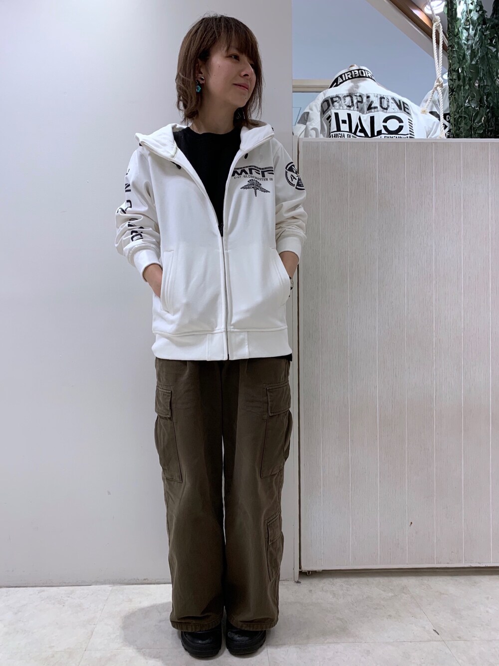 AVIREX（アヴィレックス）の「ウィンドガード ジップパーカー MFF 