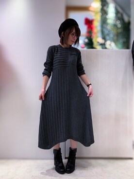 Claraさん（レディース・157cm）の冬コーディネート