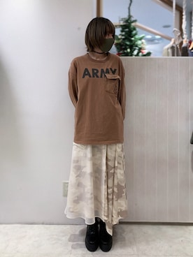 Claraさん（レディース・157cm）の冬コーディネート