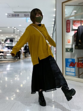 Claraさん（レディース・157cm）の冬コーディネート