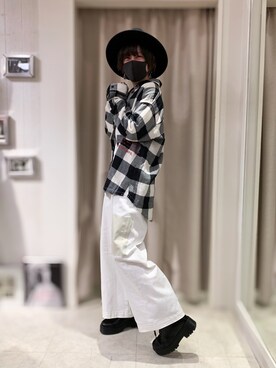 Claraさん（レディース・157cm）の冬コーディネート