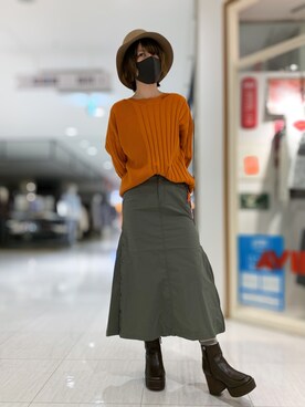 Claraさん（レディース・157cm）の冬コーディネート