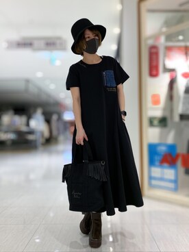 Claraさん（レディース・157cm）の冬コーディネート