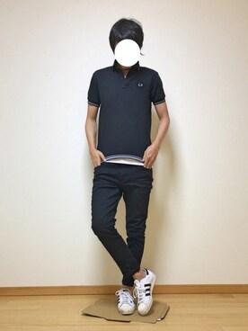 「WEGO（ウィゴー）のWEGO/スラブワッフルラウンドロングタンクトップ（タンクトップ）」を使った、りゅうせいさん（メンズ・179cm）の夏コーディネート