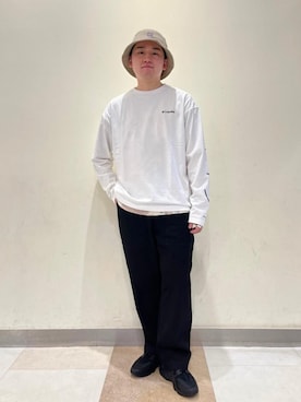 「BIG MAC（ビッグマック）のアイテム（パンツ）」を使った、sugii_kさん（メンズ・170cm）の夏コーディネート