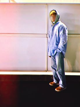 「SPINNS（スピンズ）の【UNISEX】カラーニット帽 / ニットキャップ / ビーニー（ニットキャップ/ビーニー、ブラウン系）」を使った、かさん（メンズ・177cm）の秋コーディネート