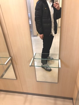 「SEVENDAYS=SUNDAY（セブンデイズサンデイ）のアイテム（シャツ/ブラウス）」を使った、オカメなピッグさん（レディース・169cm）の冬コーディネート