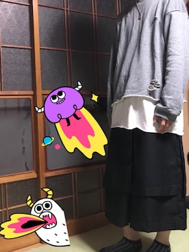 「NET（ネット）のアイテム（その他アウター）」を使った、いっしーさん（メンズ・172cm）の秋コーディネート