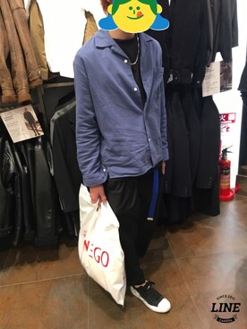 「WEGO（ウィゴー）のアイテム（その他トップス）」を使った、いっしーさん（メンズ・172cm）の秋コーディネート