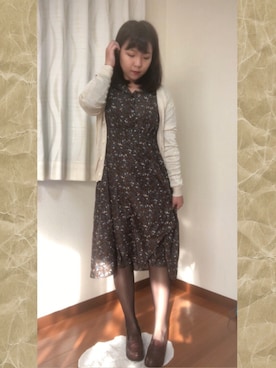 「アイテム（シャツワンピース）」を使った、夏鈴ちゃんさん（レディース・155cm・20代）の秋コーディネート