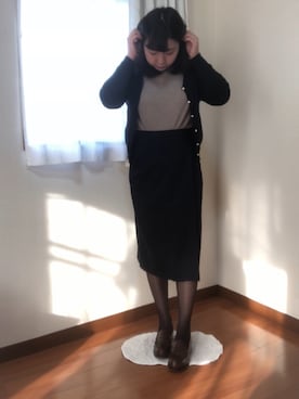 夏鈴ちゃんさん（レディース・155cm）の冬コーディネート