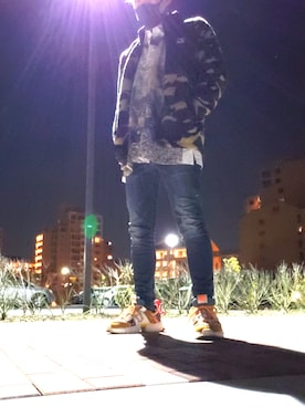 「American Eagle（アメリカンイーグル）のアイテム（ブルゾン）」を使った、KyaZuYnさん（メンズ・178cm）の春コーディネート