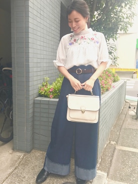 「paravion（パラビオン）のアイテム」を使った、ParAvionさん（レディース・155cm）の春コーディネート