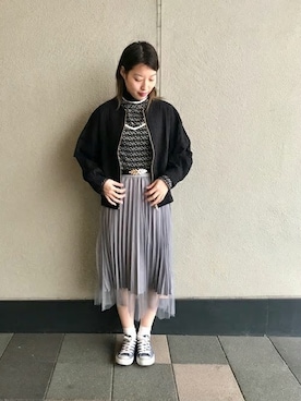 「paravion（パラビオン）のアイテム」を使った、ParAvionさん（レディース・161cm）の春コーディネート