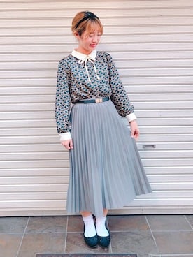 「paravion（パラビオン）のアイテム」を使った、ParAvionさん（レディース・154cm）の春コーディネート