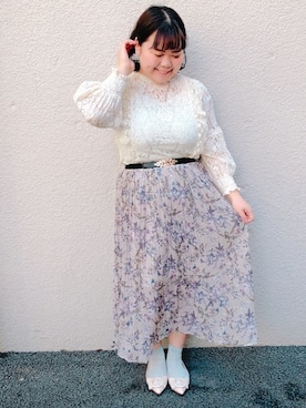 「paravion（パラビオン）のアイテム」を使った、ParAvionさん（レディース・154cm）の春コーディネート