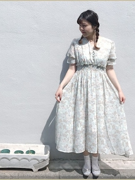 「消えそうな色コーデ」｜ParAvionさん（レディース・160cm）の夏コーディネート