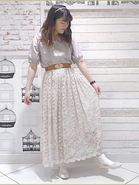 「paravion（パラビオン）のアイテム」を使った、ParAvionさん（レディース・160cm）の夏コーディネート