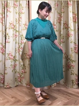 「プリーツ」｜ParAvionさん（レディース・152cm）の夏コーディネート