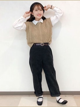 「paravion（パラビオン）のアイテム」を使った、ParAvionさん（レディース・158cm）の冬コーディネート