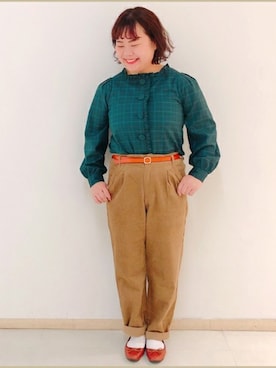 「paravion（パラビオン）のアイテム」を使った、ParAvionさん（レディース・154cm）の冬コーディネート