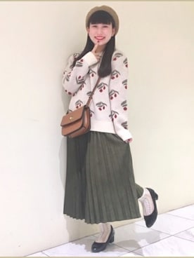 「レトロコーデ」｜ParAvionさん（レディース・150cm）の冬コーディネート