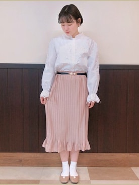 「paravion（パラビオン）のアイテム」を使った、ParAvionさん（レディース・155cm）の春コーディネート