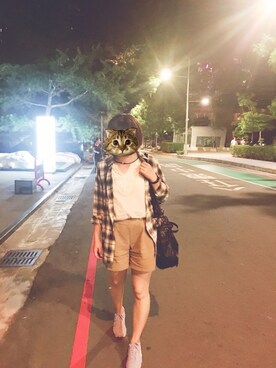 「棉麻」｜Pessi🇹🇼さん（レディース・162cm）の春コーディネート