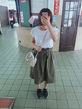 「素T」｜Pessi🇹🇼さん（レディース・162cm）の夏コーディネート